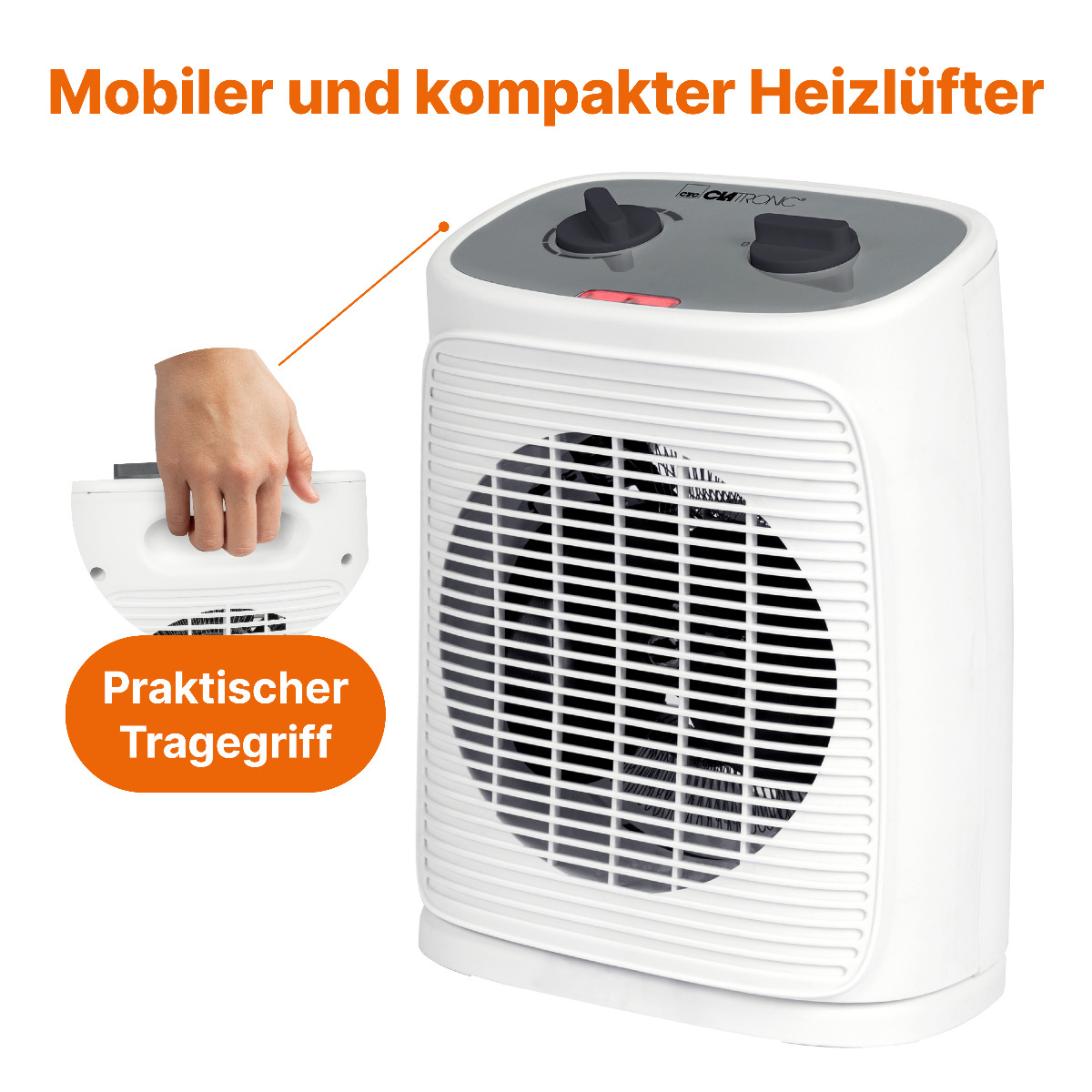 CLATRONIC HL 3800 Heizlüfter (2000 Watt)