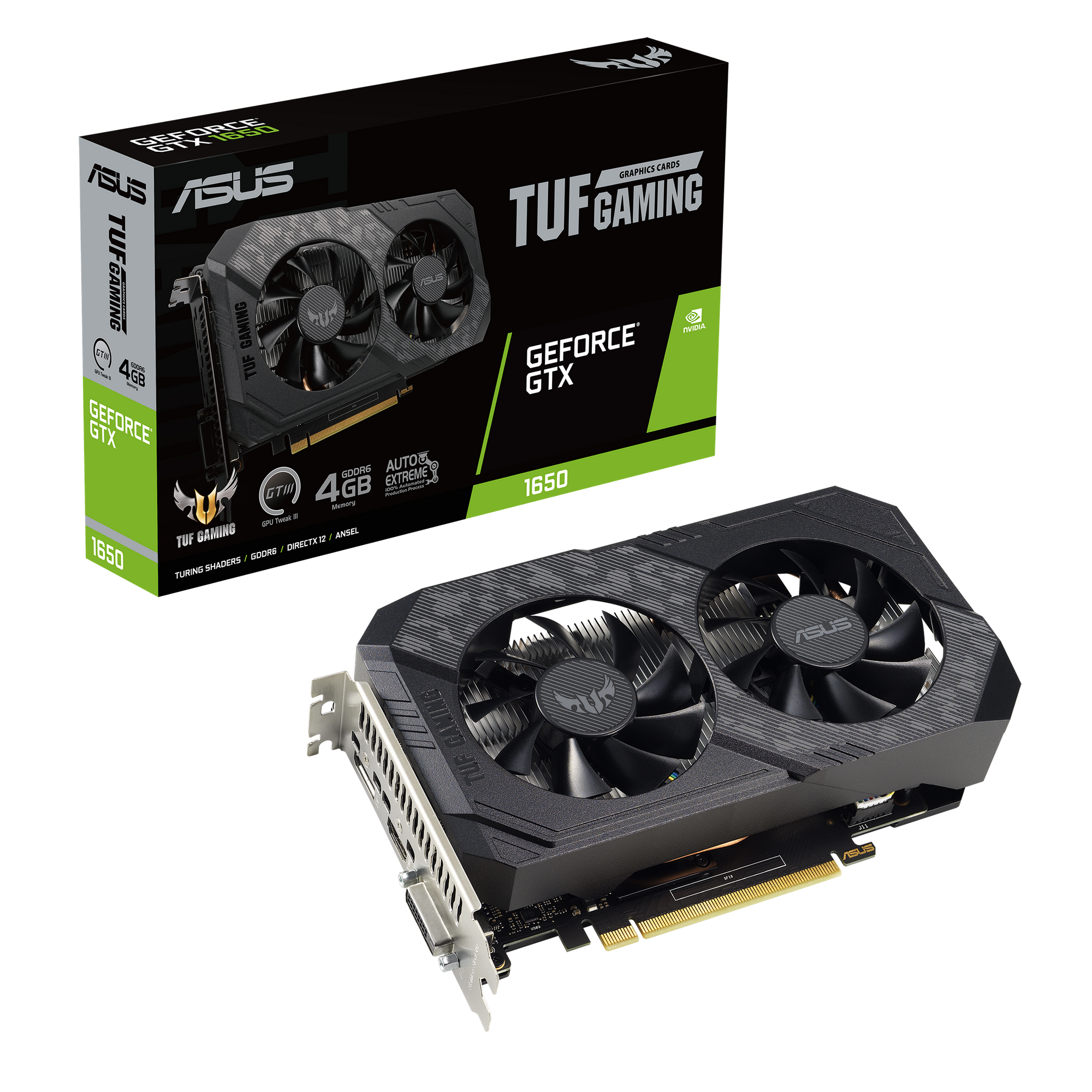 ASUS TUF Graphics Gaming GTX GeForce (NVIDIA, 1650 card)