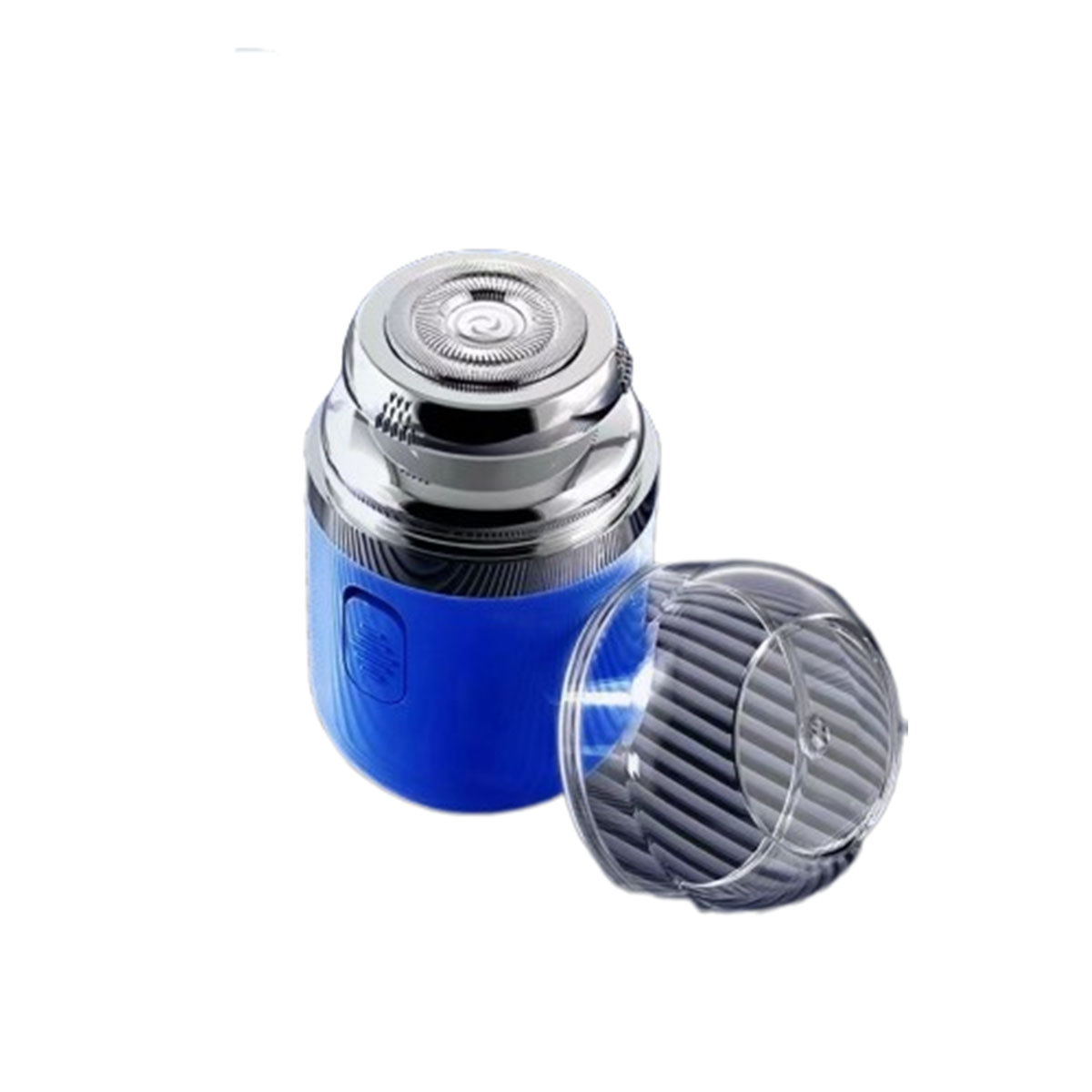 Rasierapparate Men\'s Electric Blau Mini Portable Razor Rechargeable Razor Blue SYNTEK