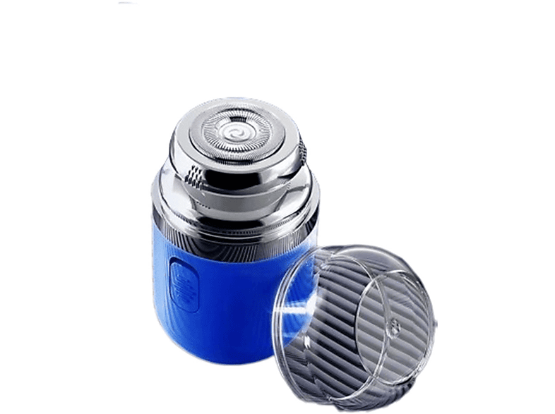 Men\'s Mini Razor Electric Blau Portable Rechargeable SYNTEK Razor Blue Rasierapparate