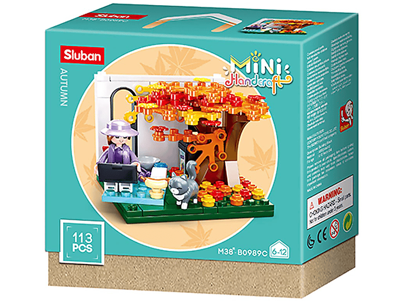 SLUBAN Mini Szene Jahreszeiten Herbst (113 Teile) Klemmbausteine