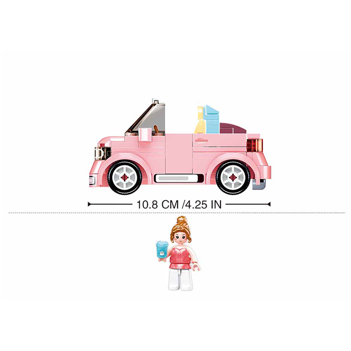 (245 Teile) MiniQ Kabrio Mini Klemmbausteine [M38-B1086] SLUBAN