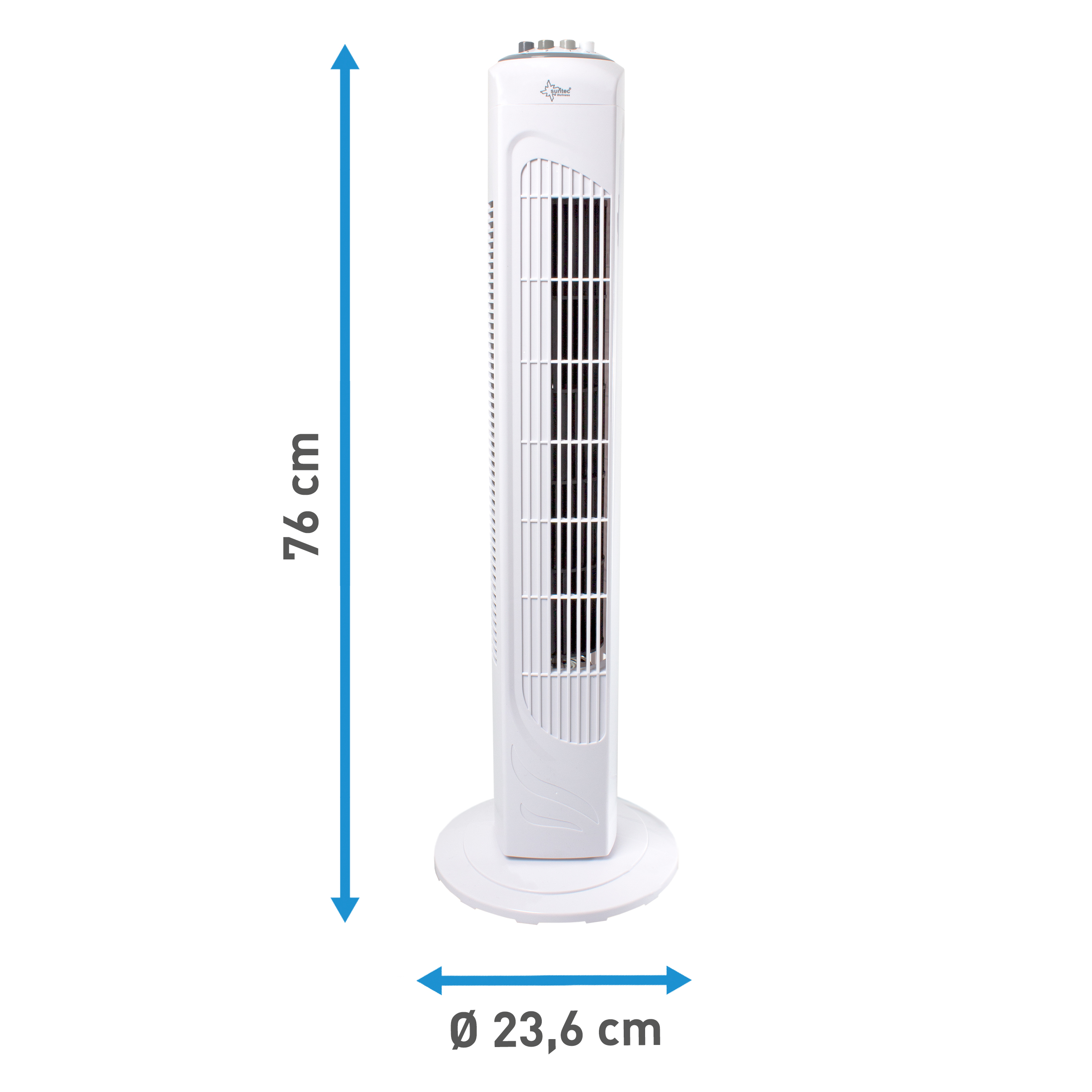 SUNTEC CoolBreeze 7400TV Turmventilator Watt) Weiß (45