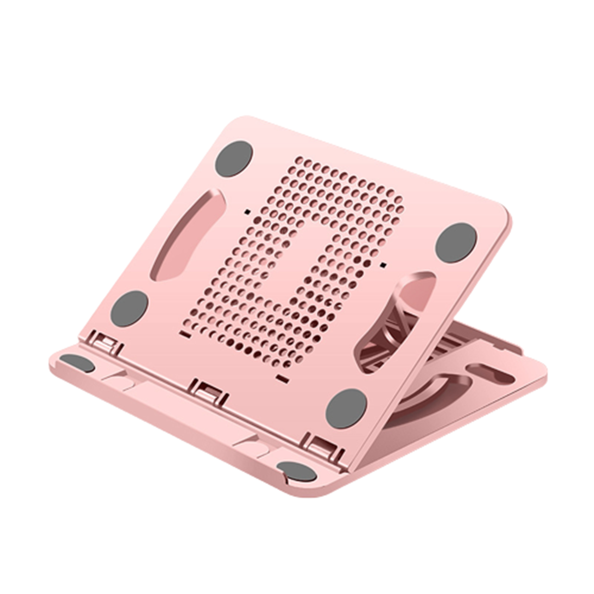 Computer Tablet-Ständer tragbaren rosa Kühlung Stand SYNTEK klappbar Laptop-Drehständer