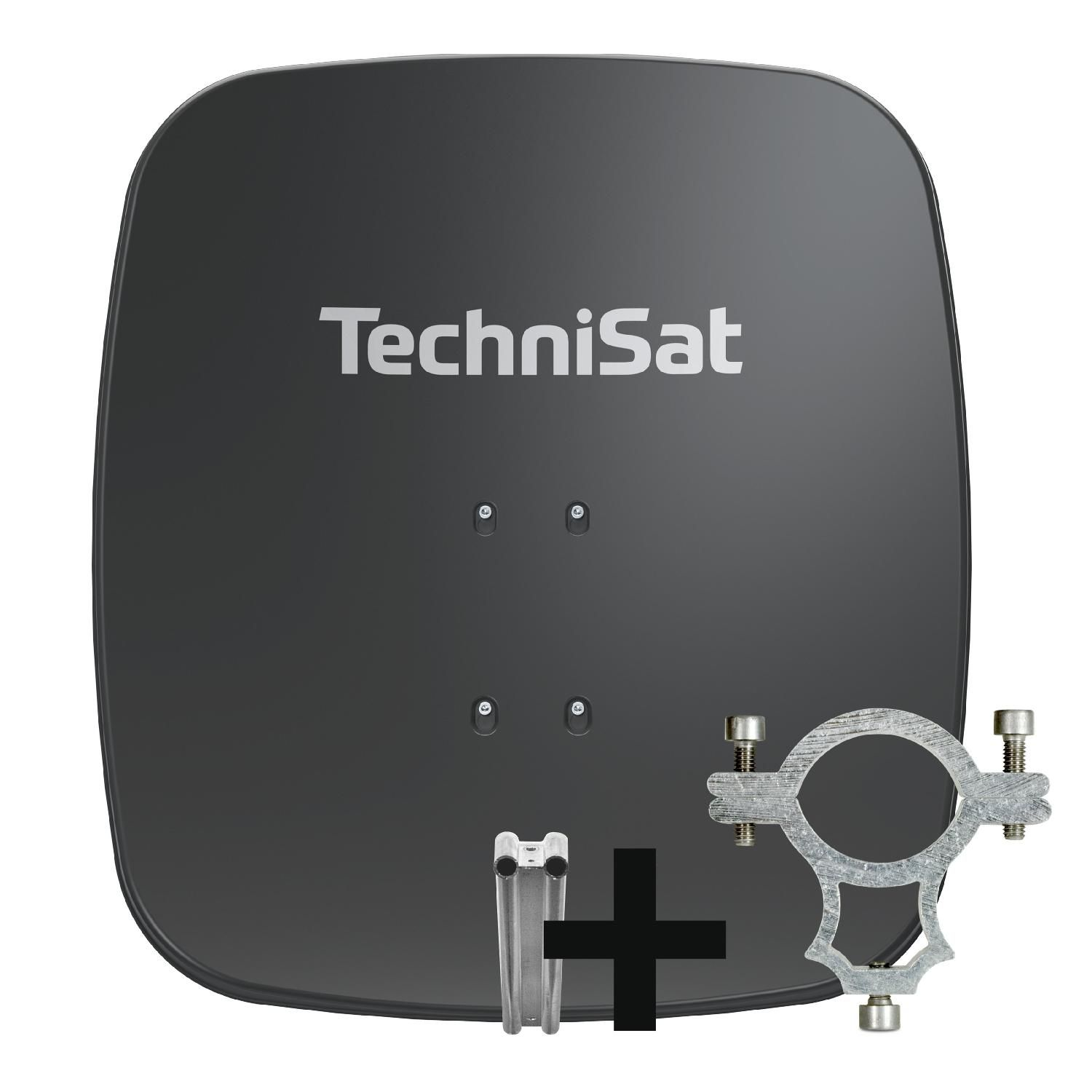 Sat-Antenne 65 inkl. SATMAN TECHNISAT PLUS LNB-Halteschelle