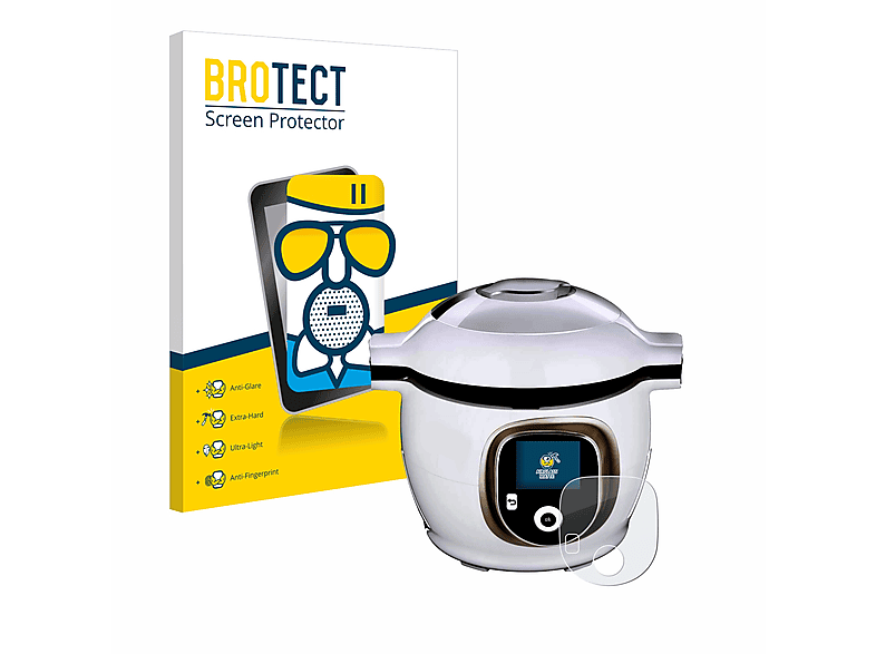 BROTECT Airglass matte Schutzfolie(für Krups Cook4me+ Connect)