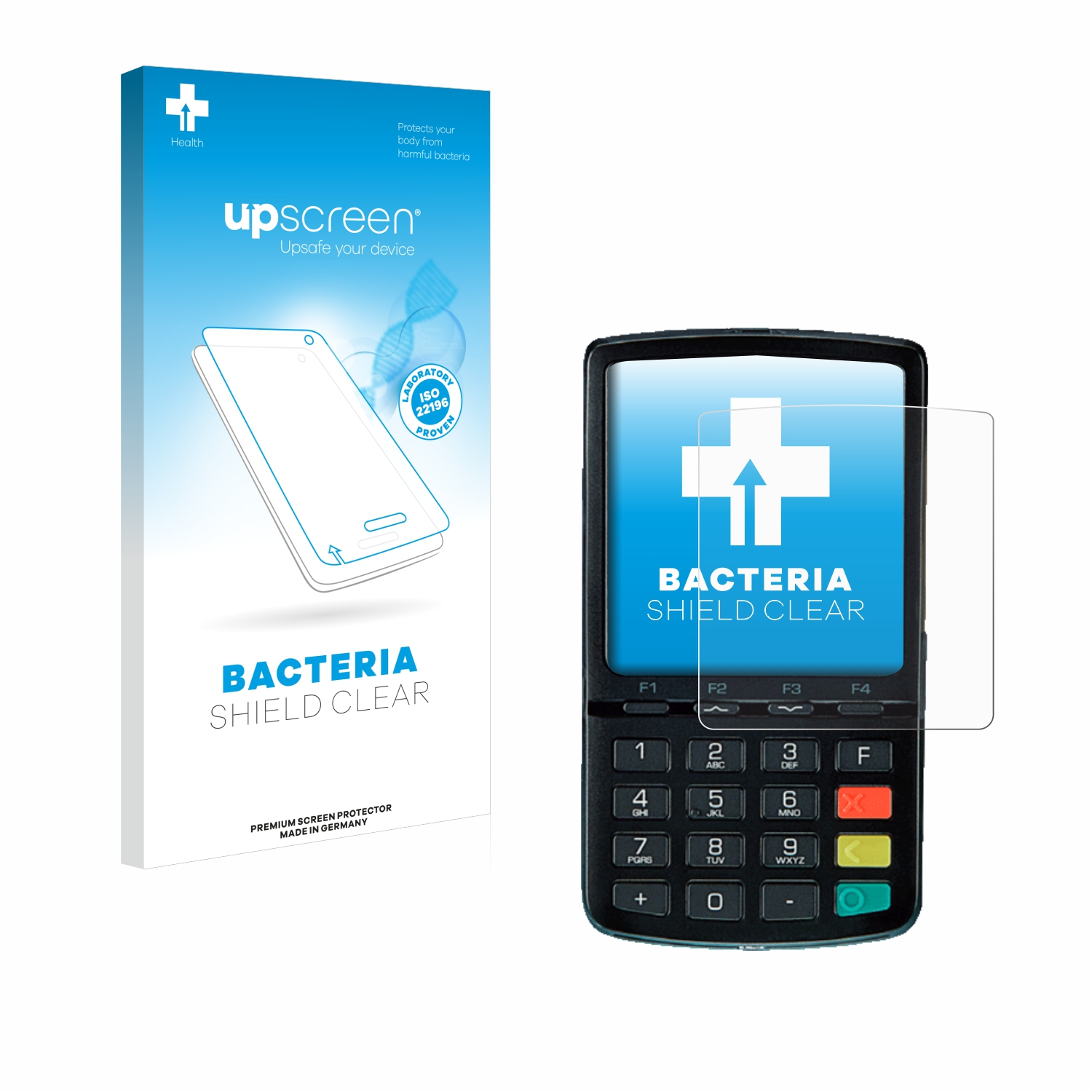 Link/2500) klare UPSCREEN ingenico antibakteriell Schutzfolie(für