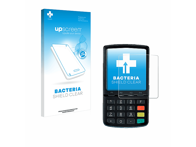 UPSCREEN antibakteriell klare Schutzfolie(für ingenico Link/2500)
