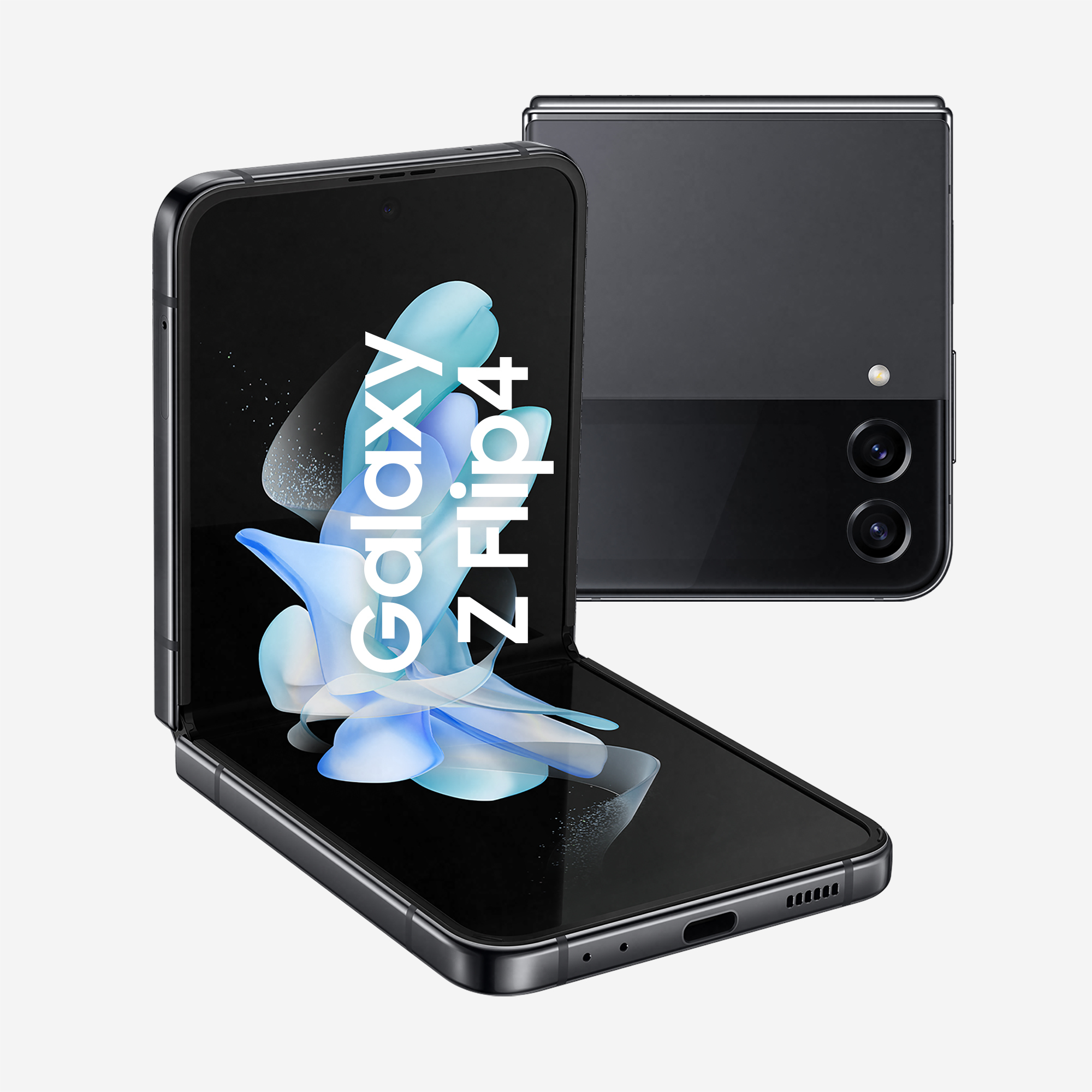 SAMSUNG Galaxy Z Flip4 GB graphite 128 5G SIM Dual DS 128GB Schwarz