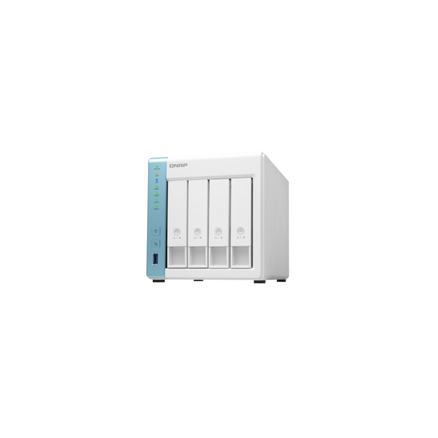 CAPTIVA NAS Server / mit TS-431K / RAM Q75-462 3,5 40TB WD 1GB Red 10 Zoll TB TB 40 4x Plus) 4-Bay (QNAP