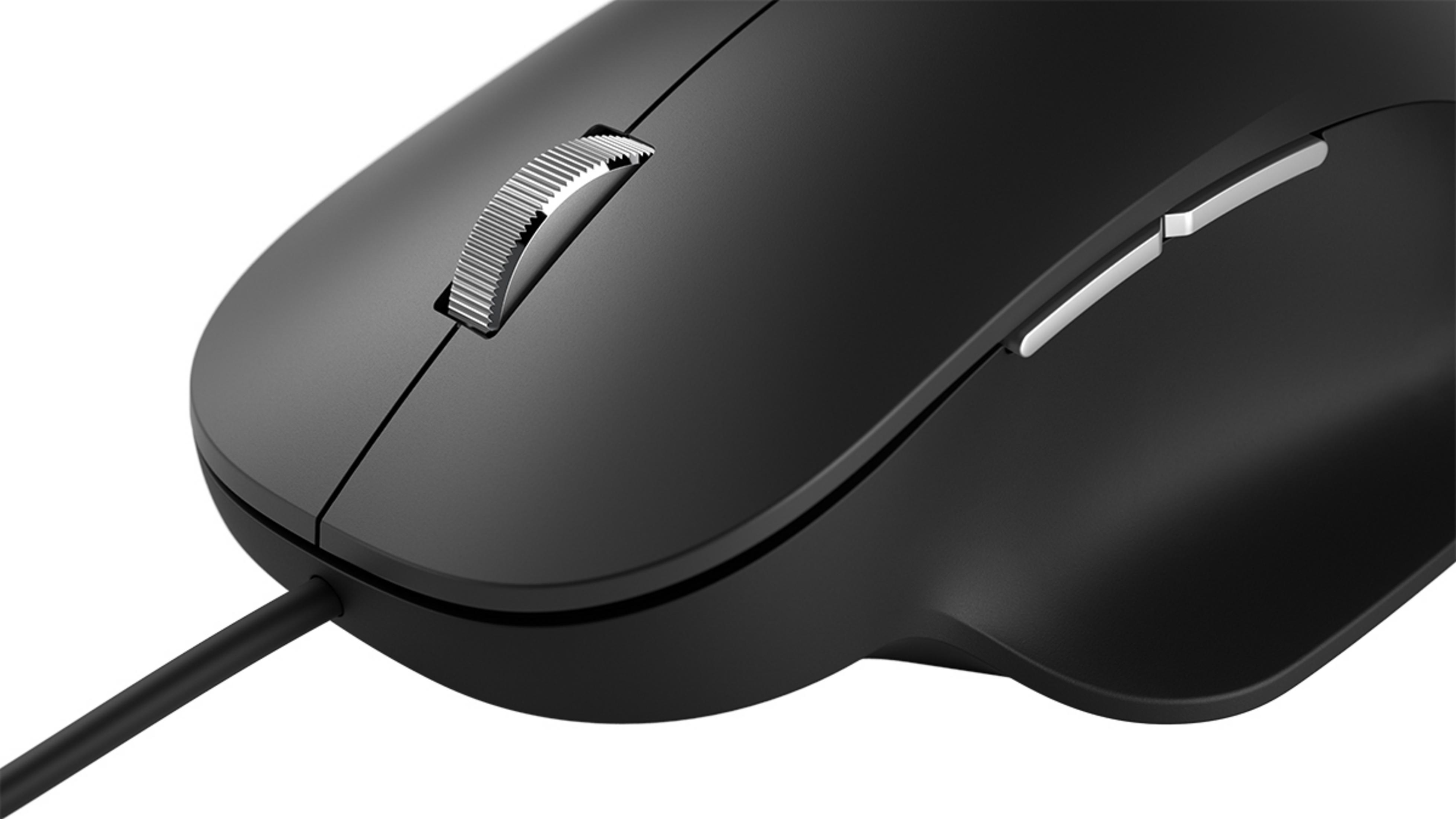 ERGONOMIC Schwarz BLACK USB MOUSE RJG-00002 PORT Computermaus, MICROSOFT