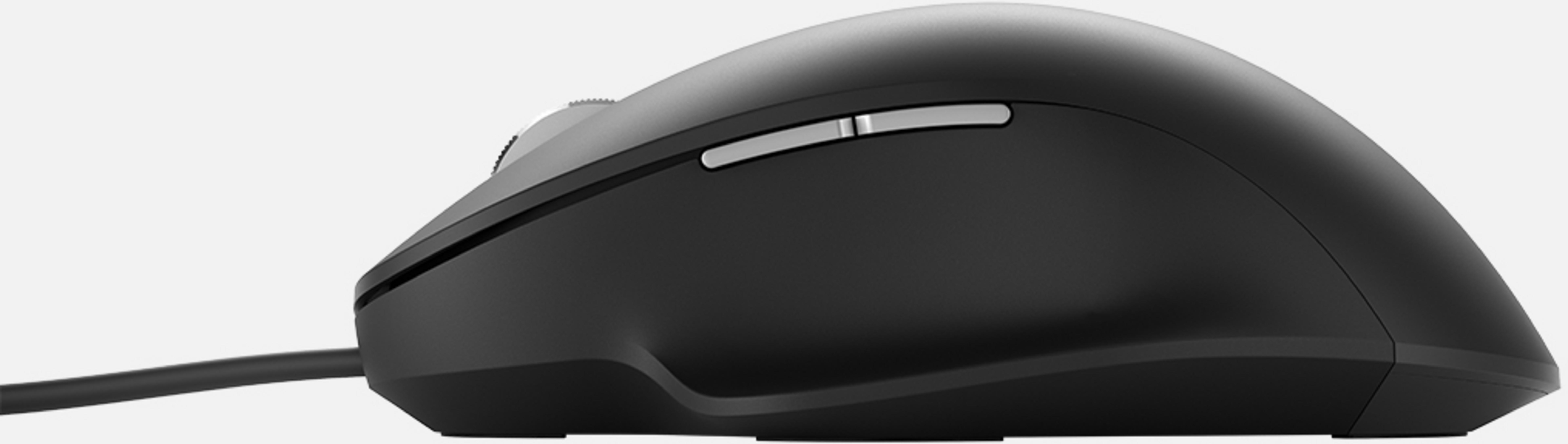 Computermaus, MICROSOFT BLACK MOUSE PORT Schwarz USB ERGONOMIC RJG-00002