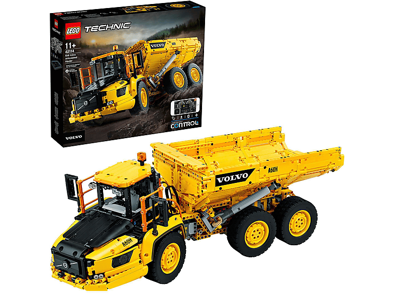 (6X6) 42114 KNICKGELENKTER LEGO VOLVO-DUMPER Bausatz, Mehrfarbig