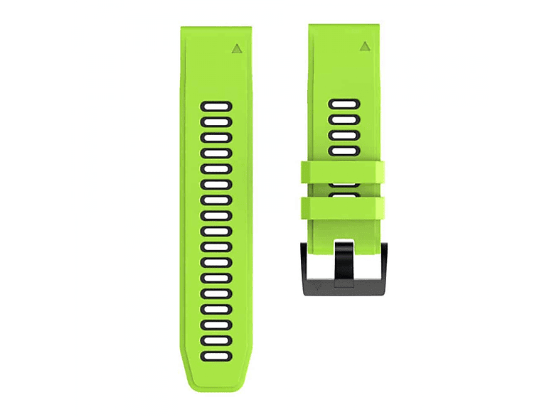 CASEONLINE Twin, Ersatzarmband, Garmin, MARQ Adventurer (Gen2), Lime/Schwarz