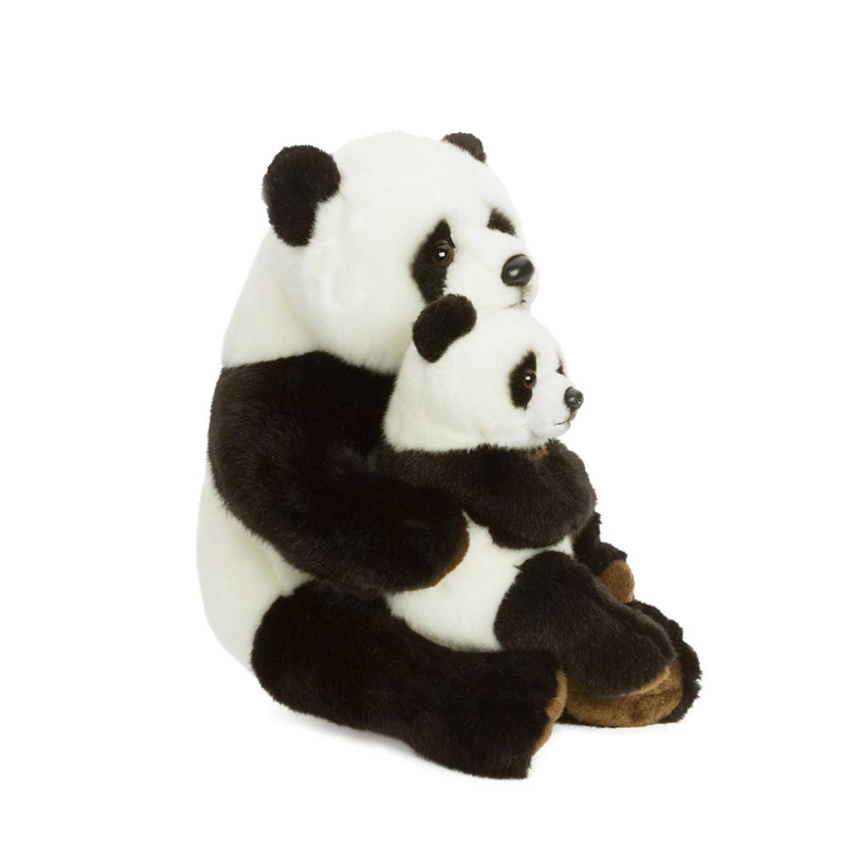 Pandamutter MY Plüschtier ANIMAL mit (28cm) Baby WWF