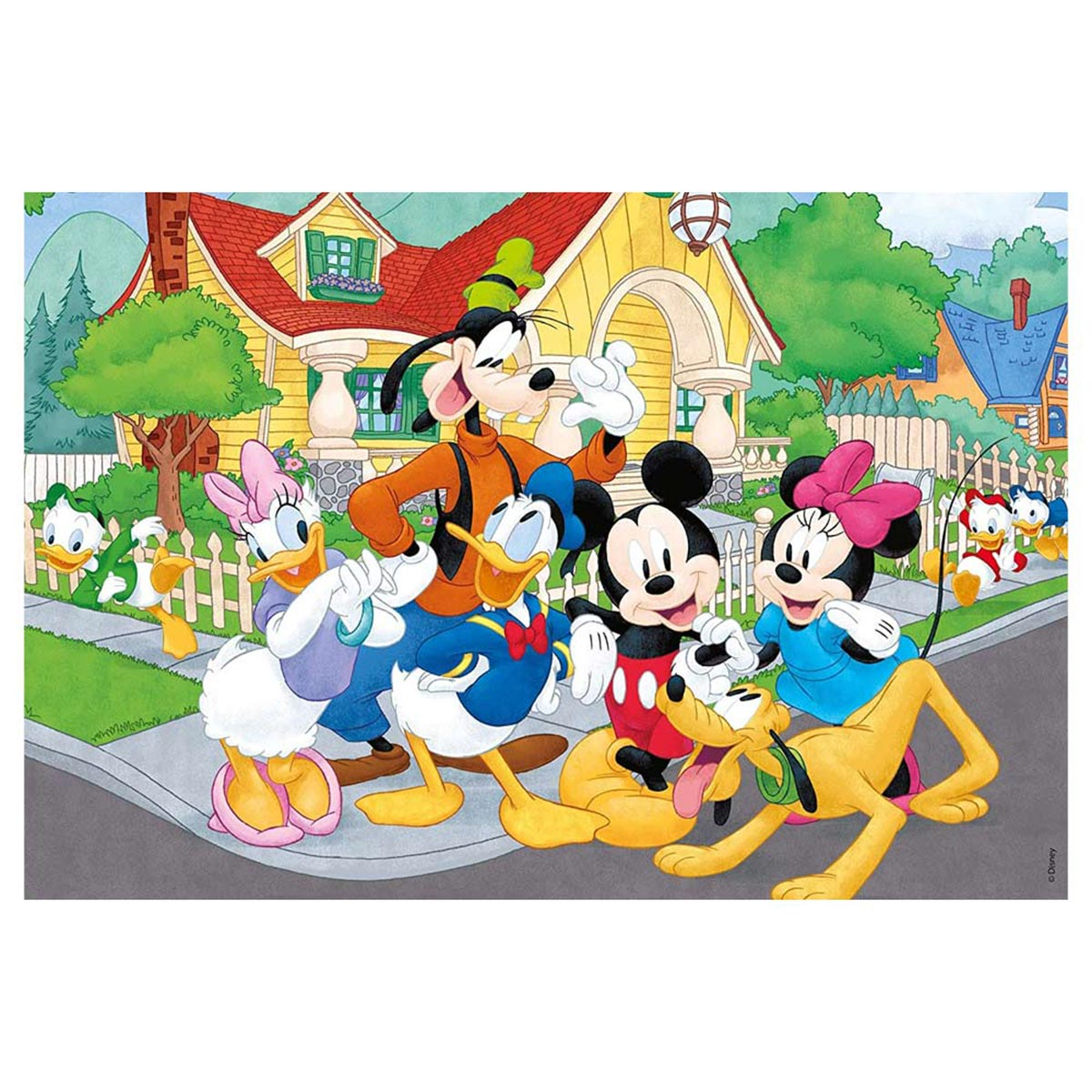 Tragebox 60 Puzzle MOUSE von Lisciani Ausmal-Puzzle MICKEY in Teile