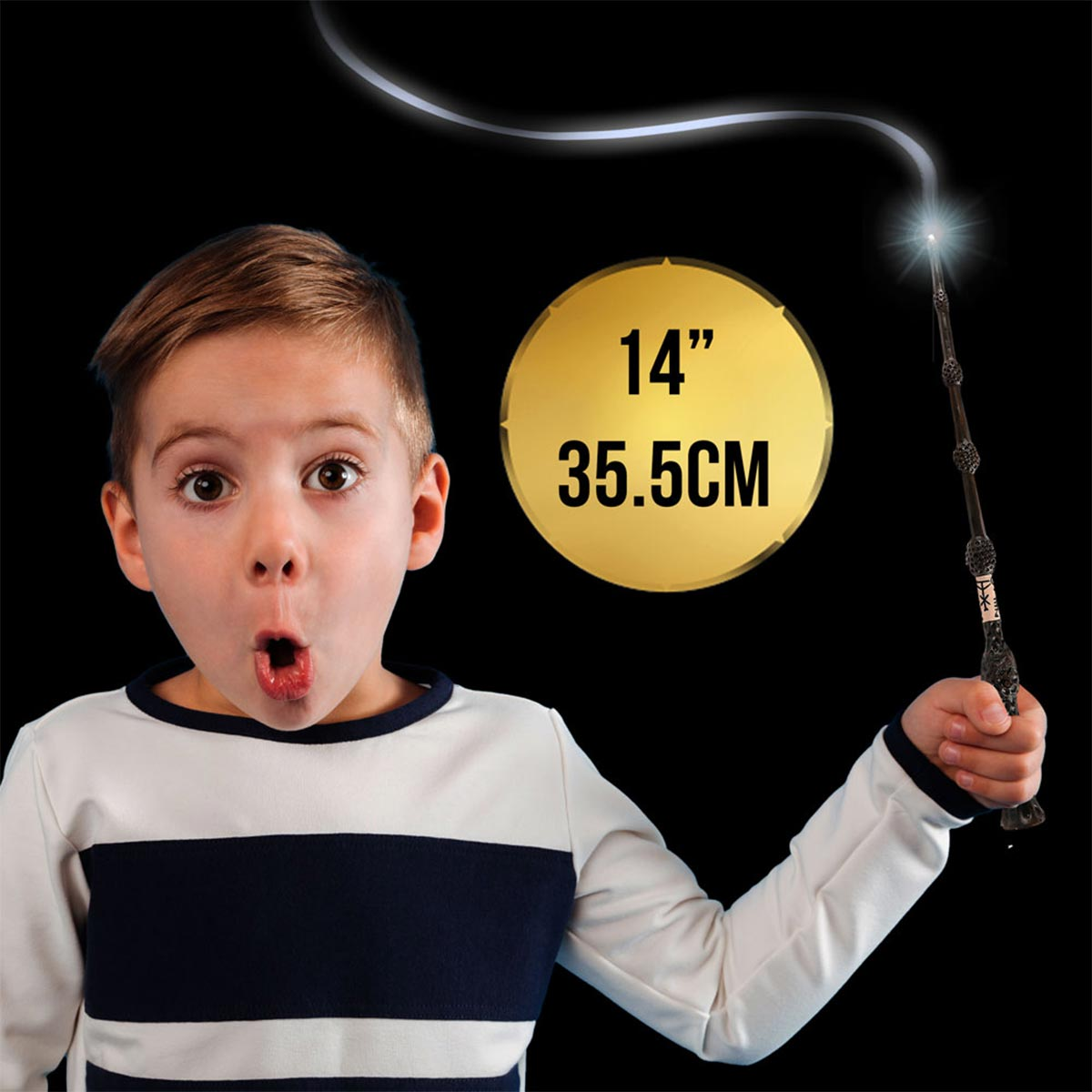 HARRY (35cm) POTTER Lichtmaler Elderstab - Spielzeug Zauberstab