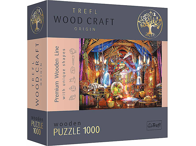 TREFL Zauberkammer - Holz Puzzle 1000 Teile Puzzle