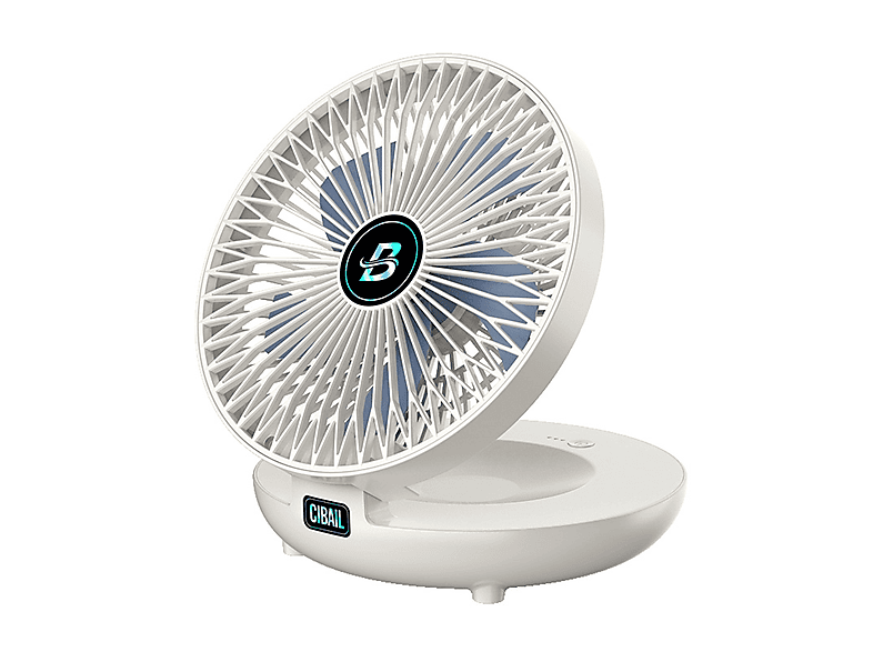 SYNTEK Fan tragbar Wind Schlafsaal weiß hohe USB Weiß Mini Hause Ventilator wiederaufladbar Desktop stumm