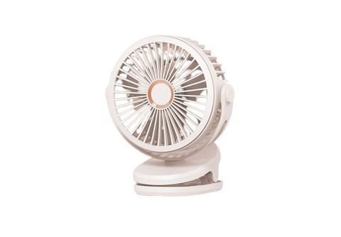 SYNTEK Fan clip kleiner ventilator weiß tragbar usb wiederaufladbar mute  sturm schüttelkopf mini Ventilator Weiß
