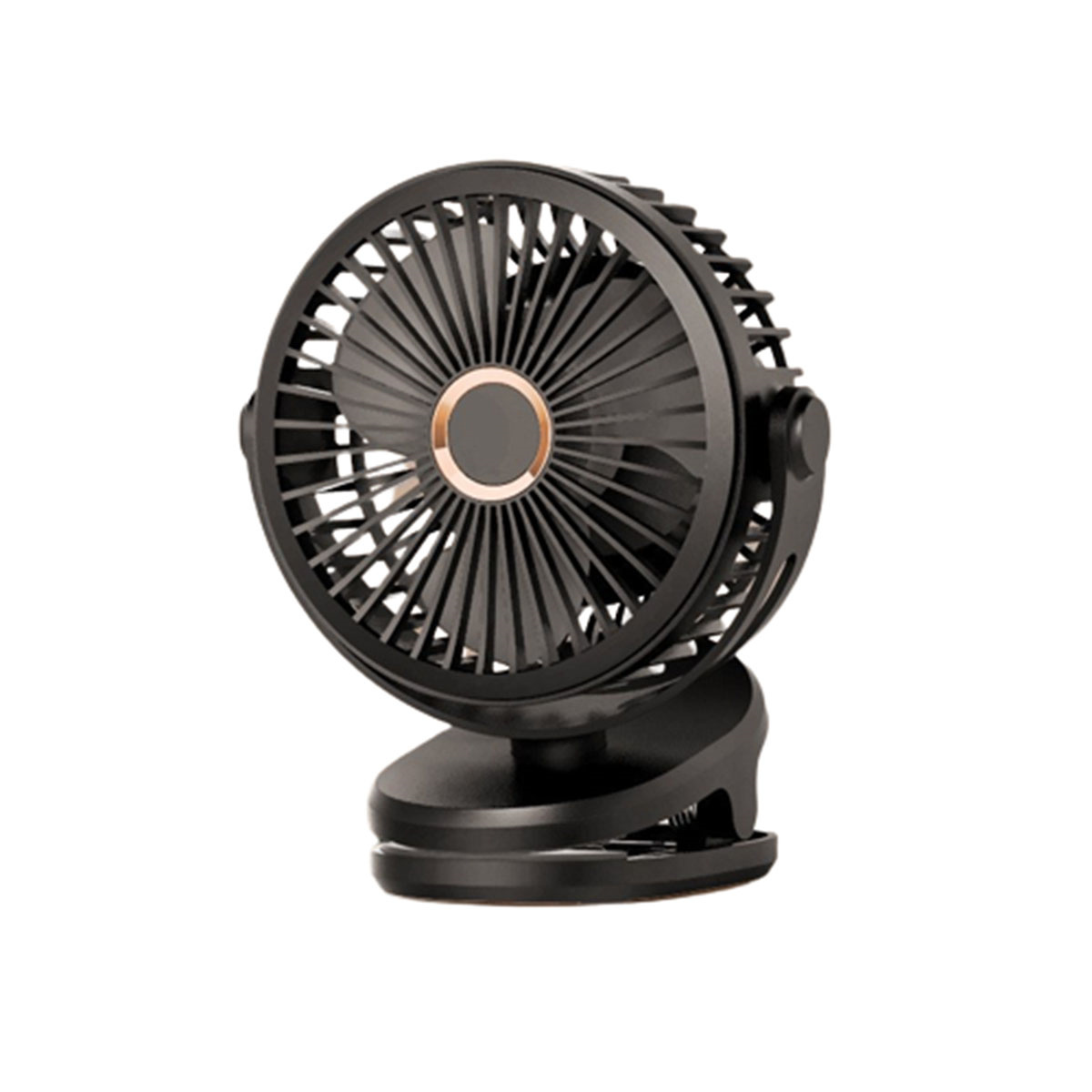 SYNTEK Fan tragbar Ventilator ventilator wiederaufladbar sturm mini weiß clip schüttelkopf Weiß mute usb kleiner