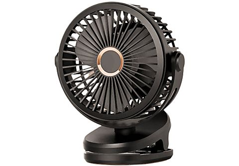 SYNTEK Fan clip kleiner ventilator schwarz tragbar usb