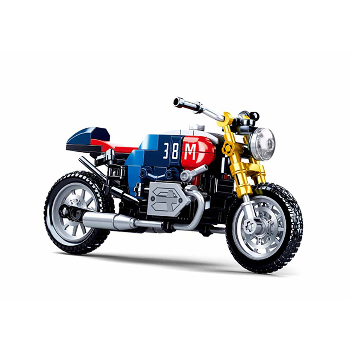 SLUBAN Cafe Motorrad Racer (197Teile) Klemmbausteine
