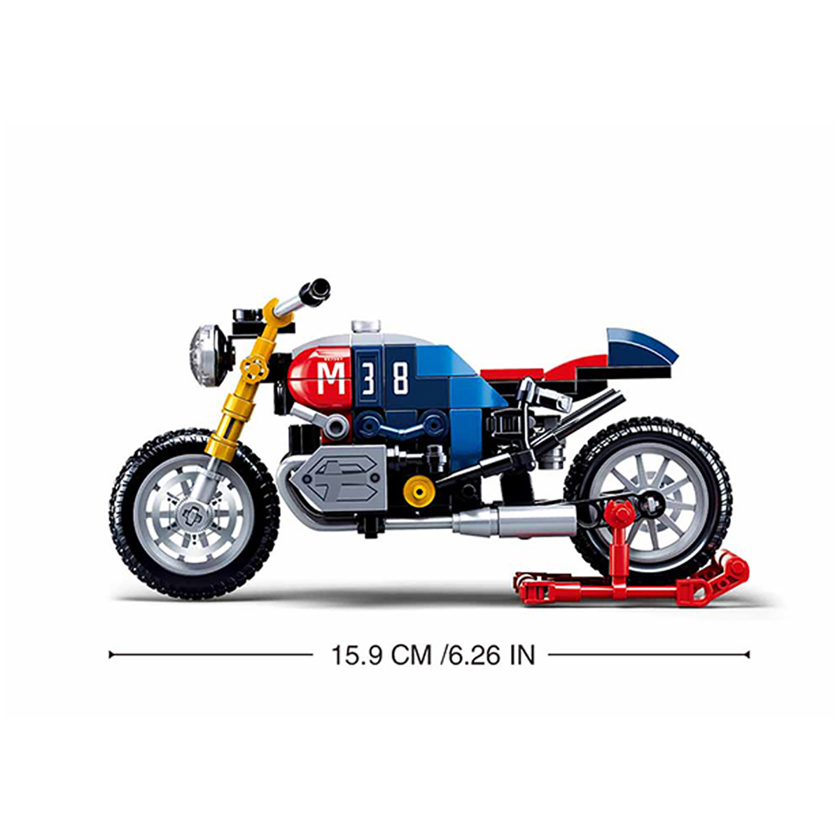 Motorrad Cafe Klemmbausteine Racer SLUBAN (197Teile)