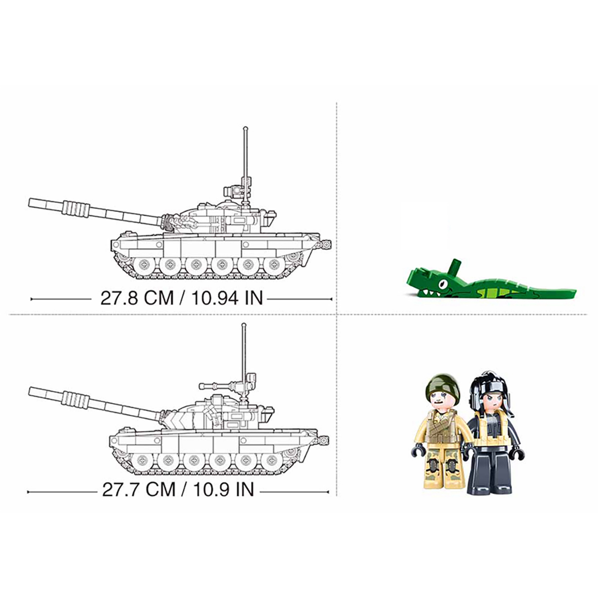 Teile) Kampfpanzer Bausatz 1 (770 2 SLUBAN in