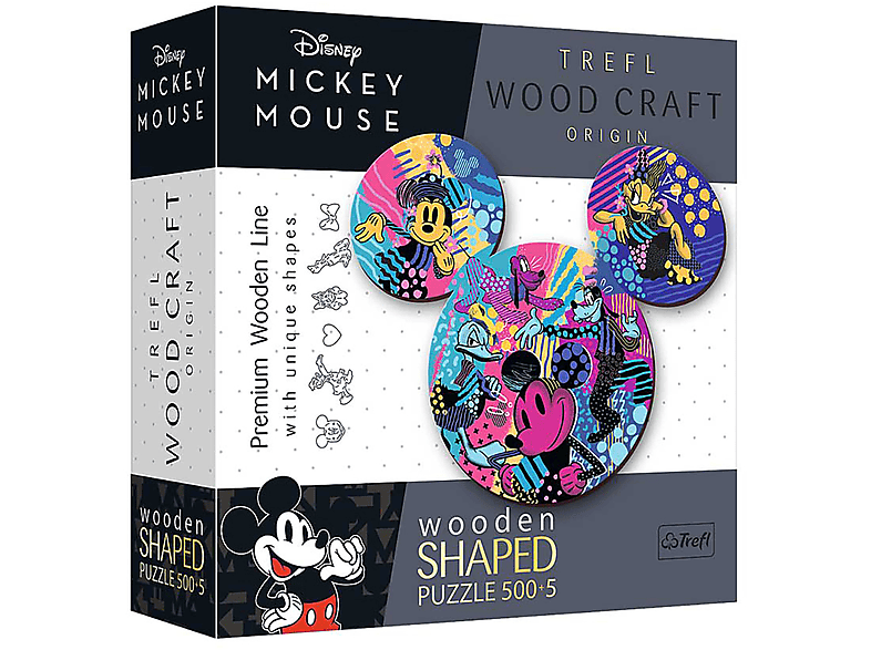 Mouse TREFL Puzzle ikonische Mickey Die