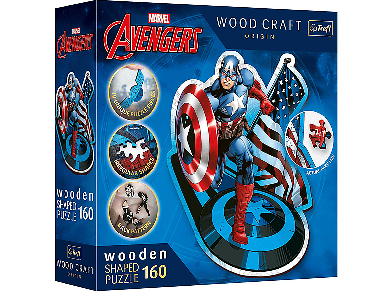TREFL Marvel Avengers - Captain America Puzzle
