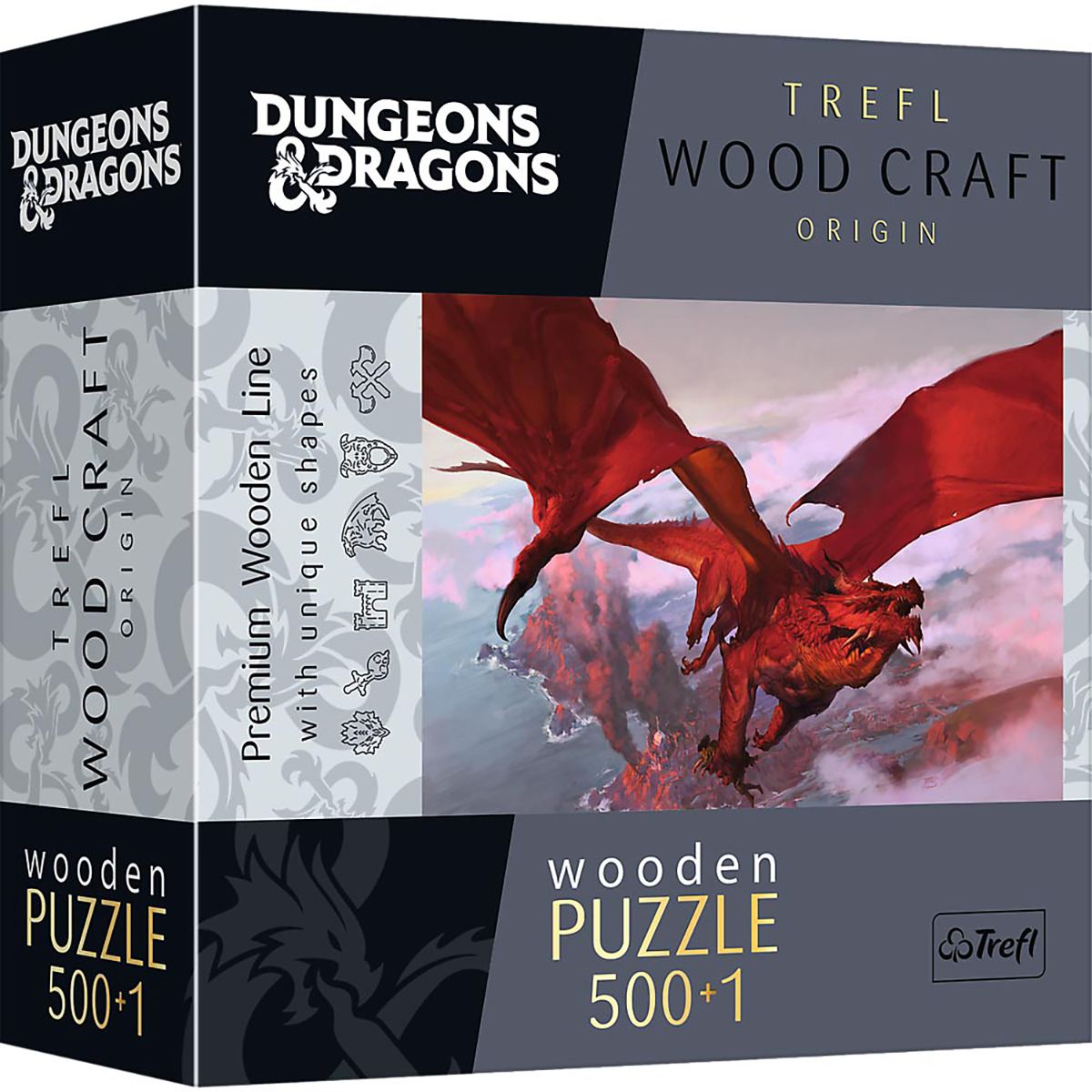 TREFL Dungeons Dragons: Alter Drache & Roter Puzzle