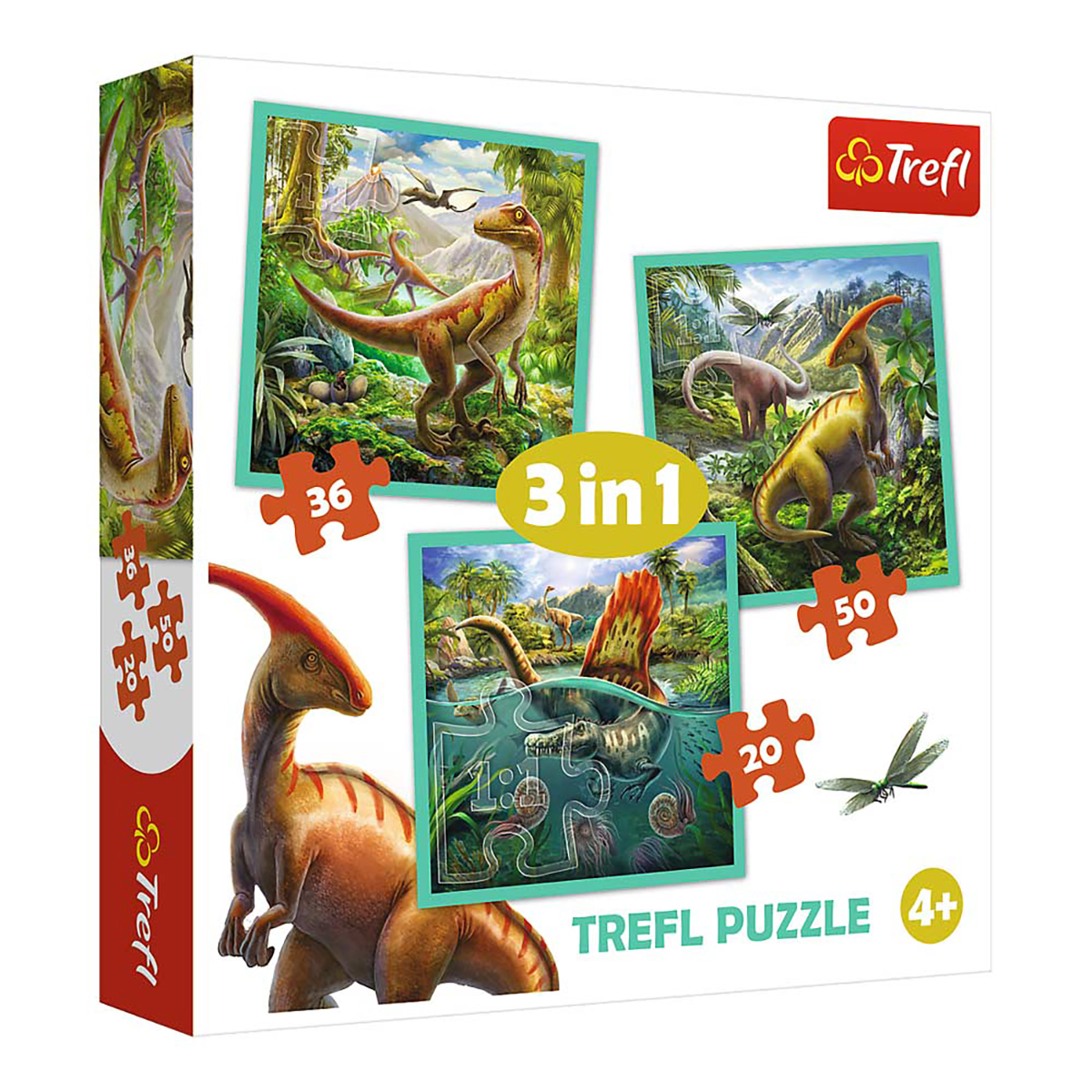 TREFL Die einzigartige Welt der Dinosaurier Puzzle