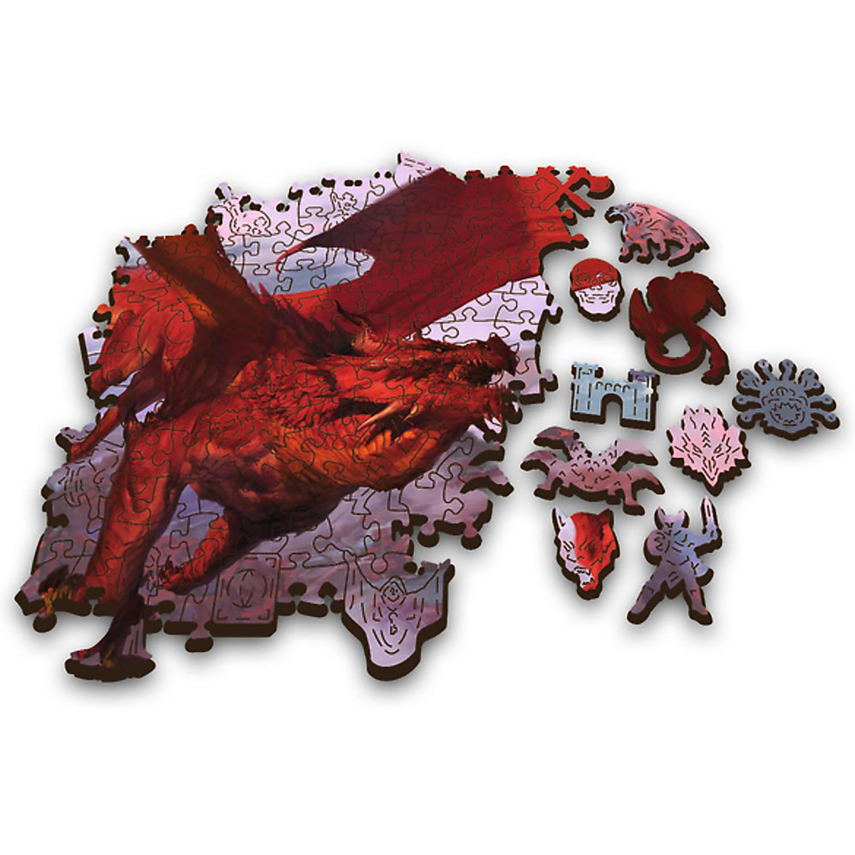 TREFL Dungeons & Puzzle Drache Roter Dragons: Alter