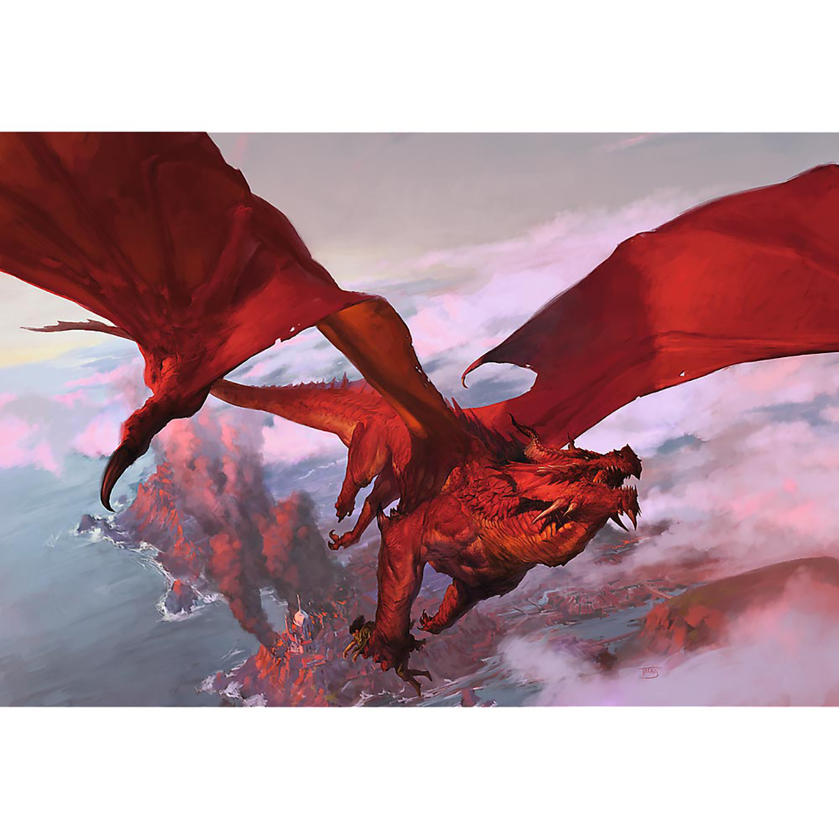 Dungeons TREFL Puzzle Drache Alter Roter Dragons: &
