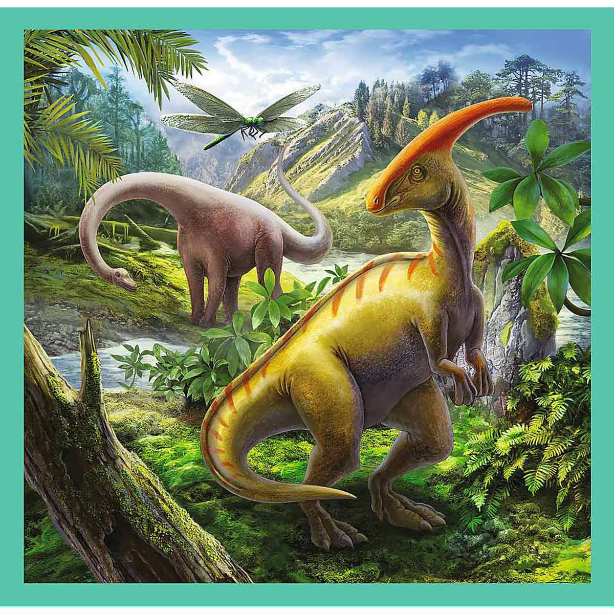 der Puzzle einzigartige Welt Dinosaurier Die TREFL