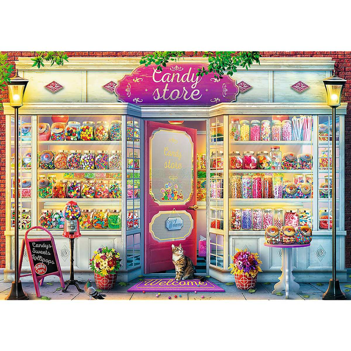 Puzzle Süßigkeitenladen TREFL