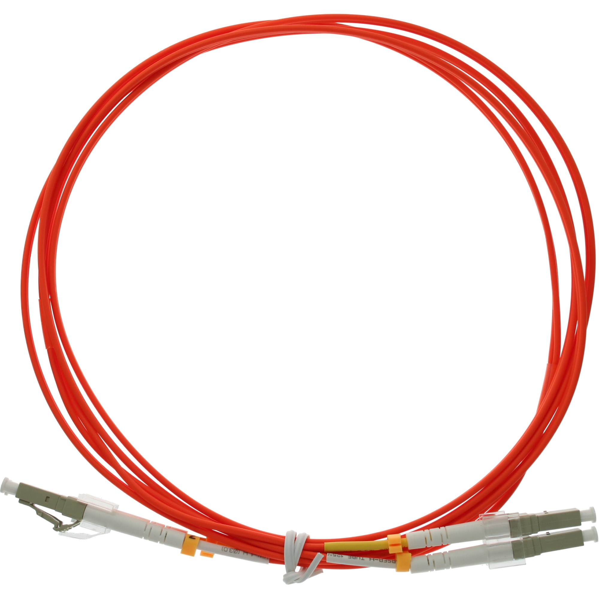 INLINE InLine® LWL Duplex Kabel, 2 LC/LC, OM2, Patchkabel m LWL, Patchkabel, 2m 50/125µm, Kabel