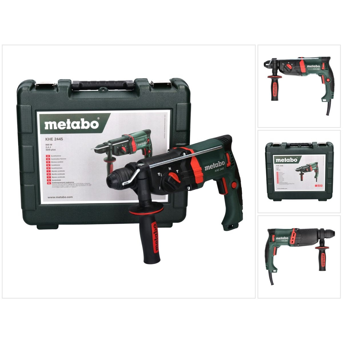 J SDS W ) 800 Kombihammer + 2,4 plus METABO KHE (601709500 2445 Kombihammer Koffer