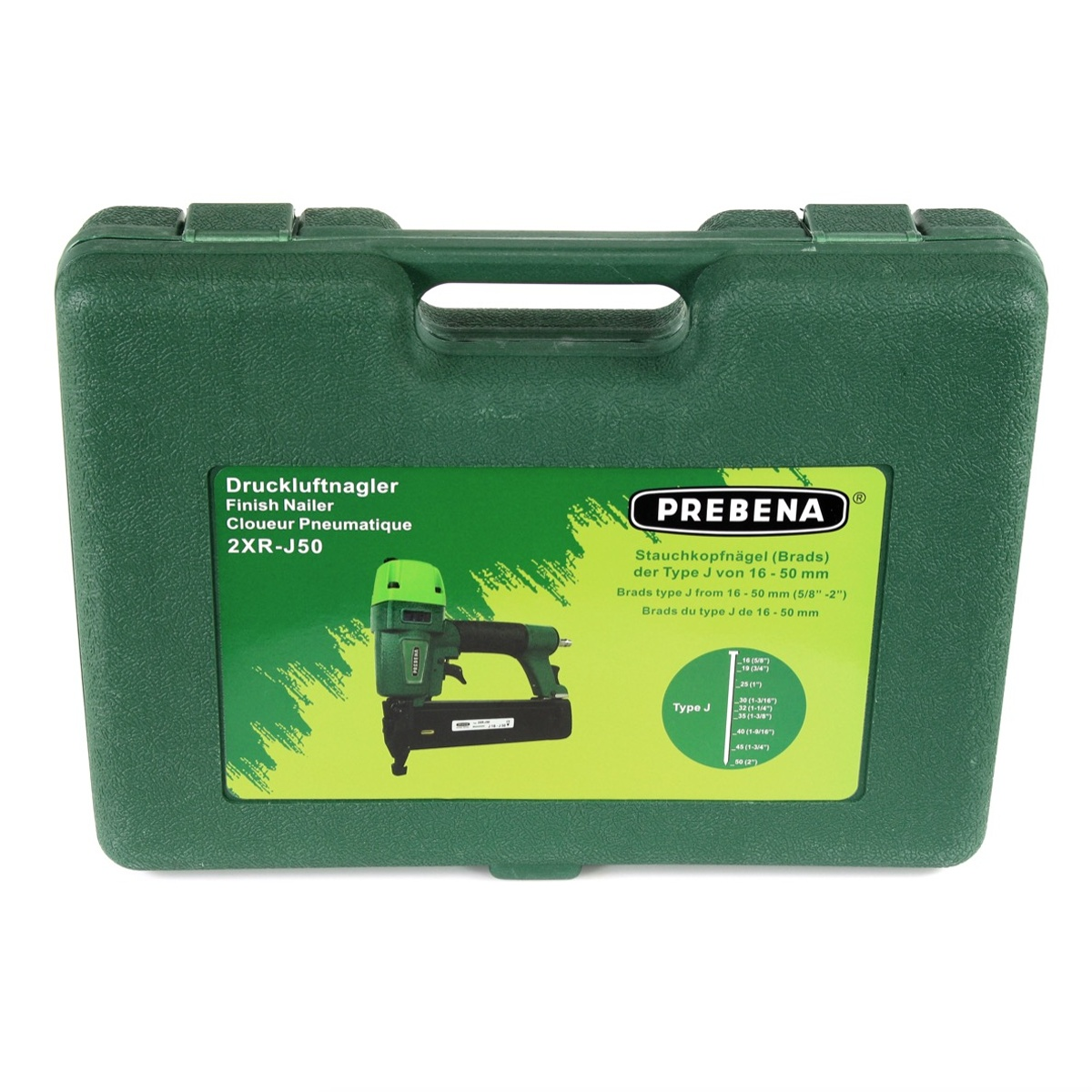 PREBENA 2XR-J50Druckluftnagler Nagler, Grün