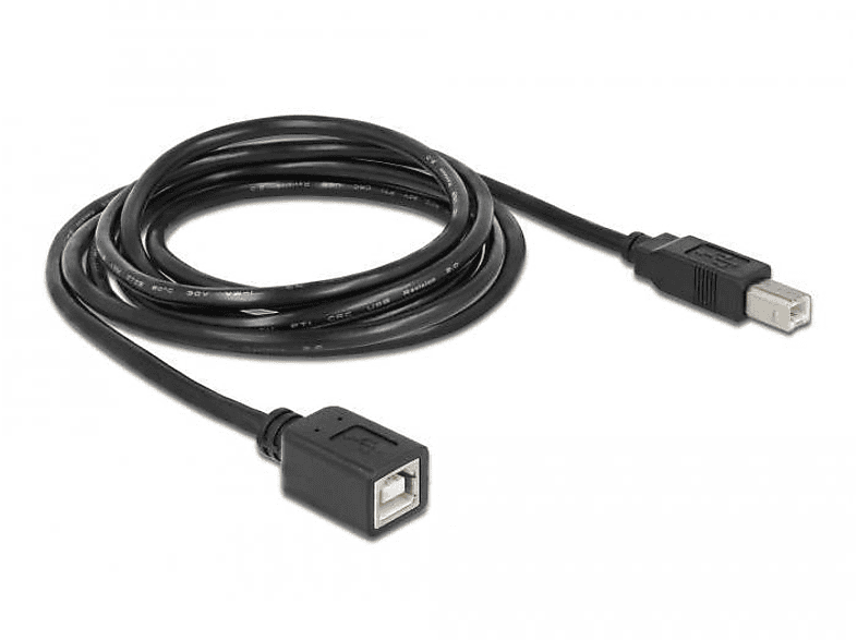 83427 Kabel, DELOCK Schwarz USB