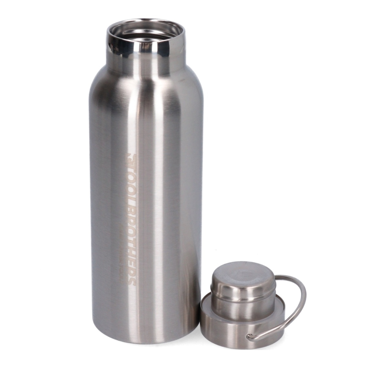 TOOLBROTHERS FanEdelstahlTrinkflasche Flasche Silber