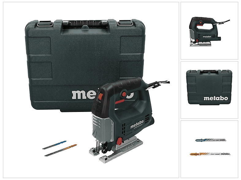 METABO STEB 65 Quick Stichsäge 450 Watt 65 mm + Koffer (601030500) Sägen