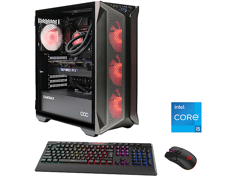 Bit), Gaming-PC GeForce , 1 16 SSD, GB Intel® Prozessor, Core™ RAM, i5 GAMEMAX Brufen Microsoft 4060 Home C1 Windows 16 11 TB Ti 7101, Intel® mit (64 GB RTX™