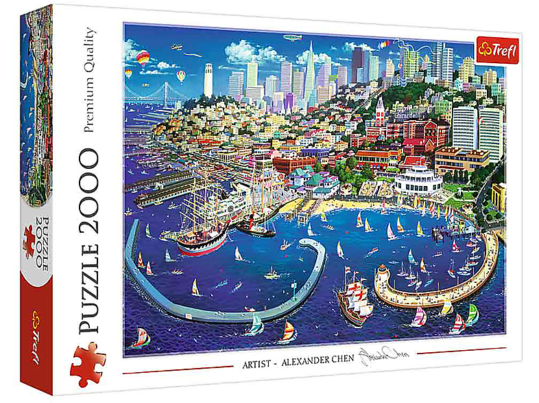 San Bucht TREFL Puzzle Francisco