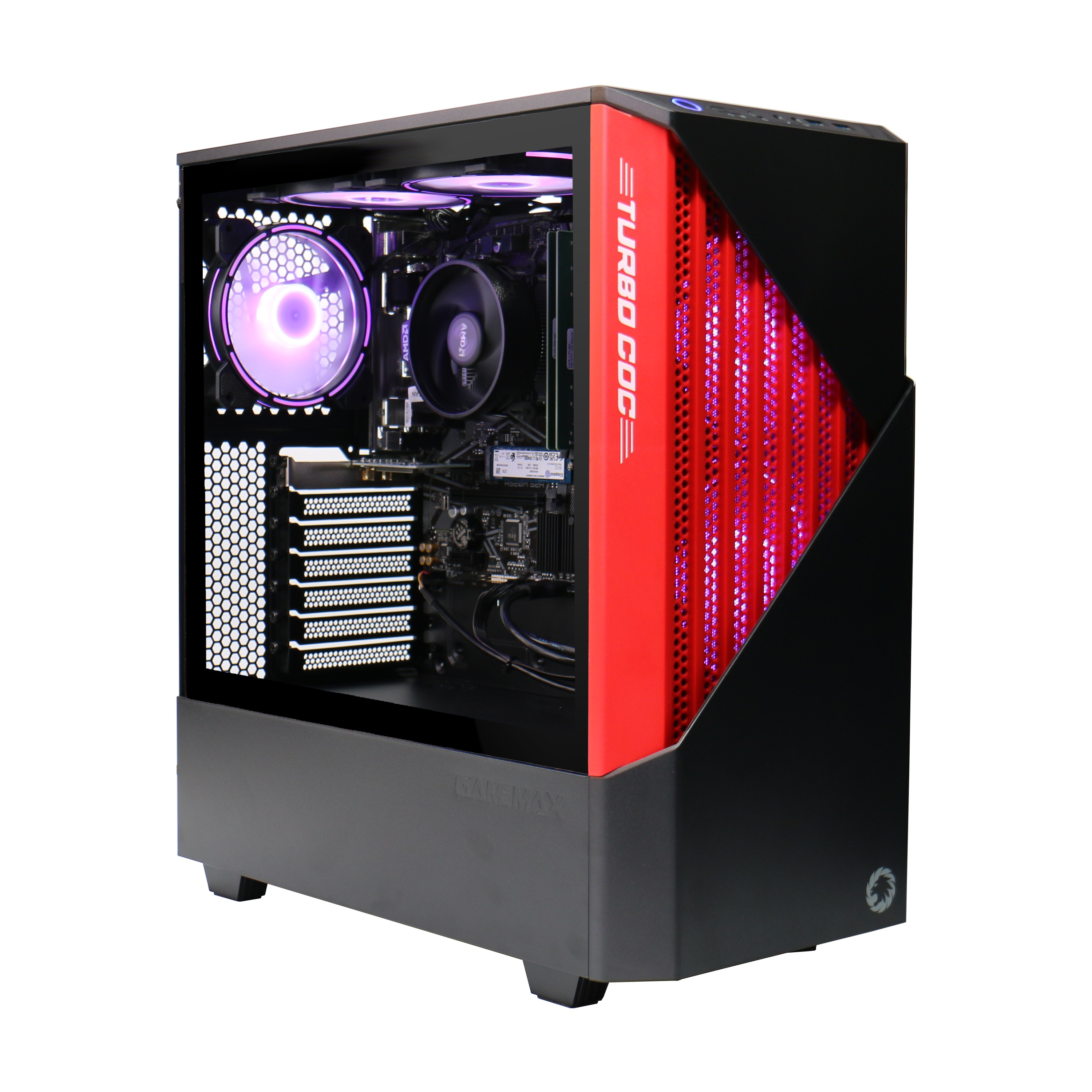 2 AMD Gaming-PC Home Prozessor, 16 Contac Graphics BR Onboard AMD 7042, Ryzen™ Bit), (64 Microsoft Windows GB mit TB 7 Radeon™ GAMEMAX 11 RAM, SSD,