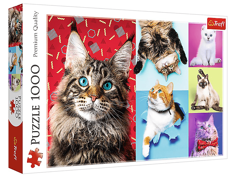 TREFL Glückliche Puzzle Katzen