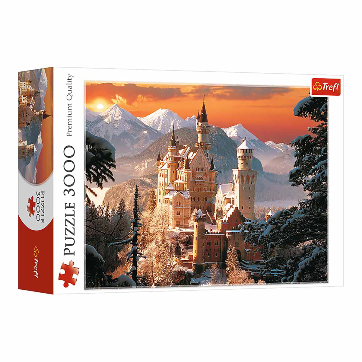 TREFL Neuschwanstein im Winter - Puzzle 33025 Puzzle - 3000 Teile