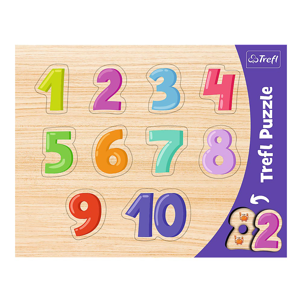 TREFL Rahmen-Puzzle Zahlen Puzzle