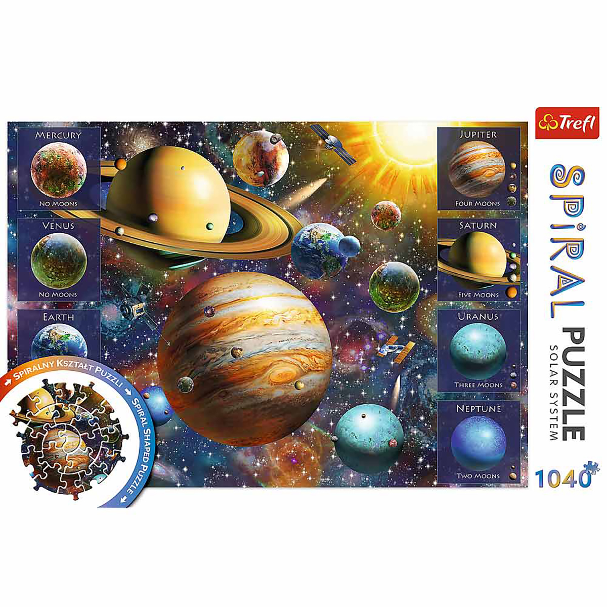 TREFL Spiralpuzzle Solar System Puzzle